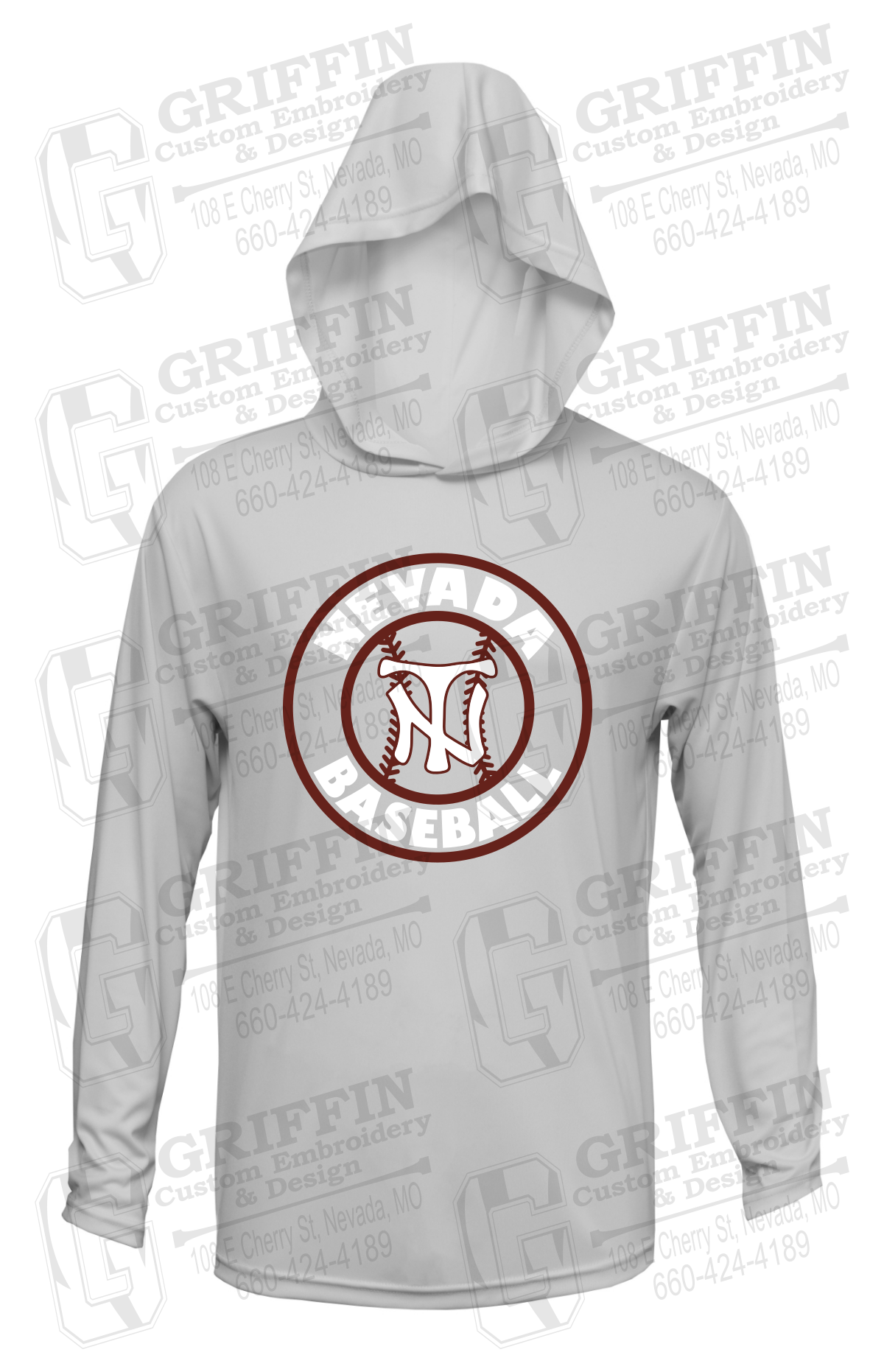 Dry-Fit T-Shirt Hoodie - Baseball - Nevada Tigers 25-W