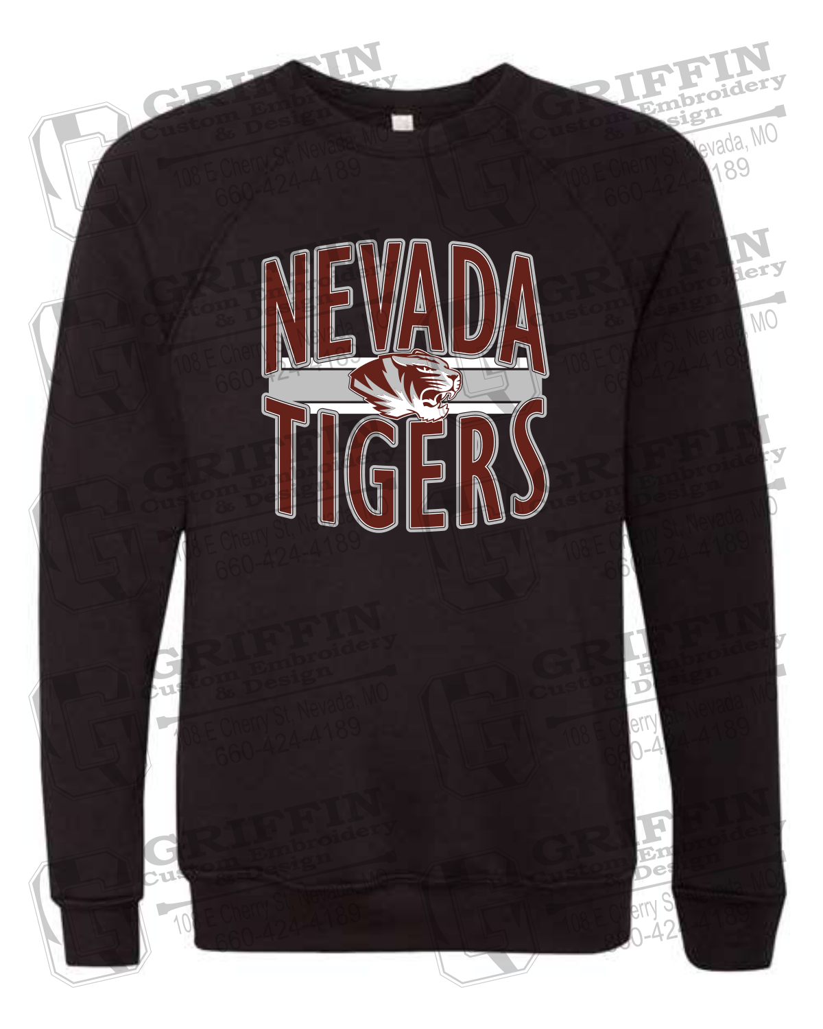 Sponge Fleece Sweatshirt - Nevada Tigers 25-Z