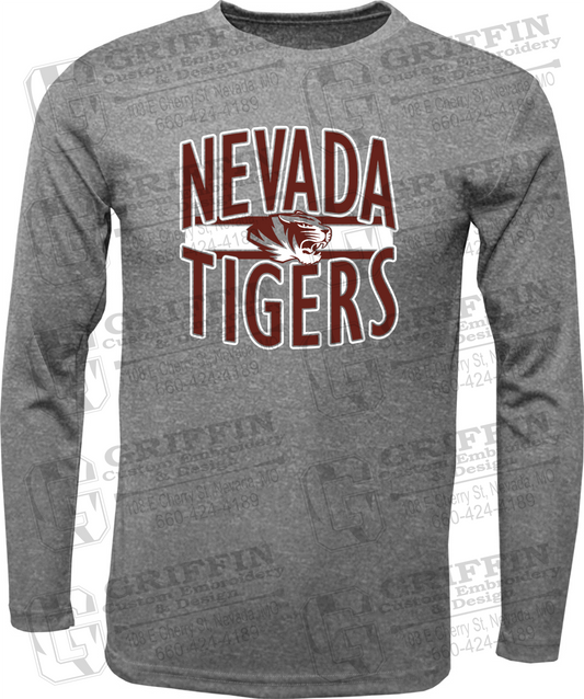Toddler Dry-Fit Long Sleeve T-Shirt - Nevada Tigers 25-Z