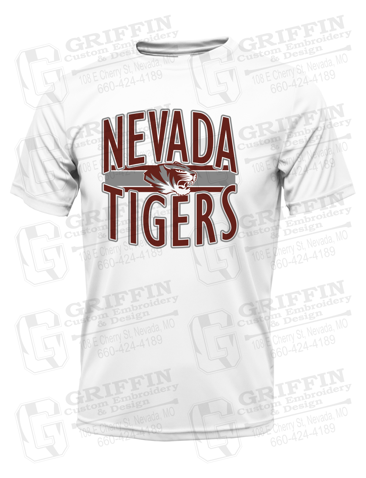 Dry-Fit Short Sleeve T-Shirt - Nevada Tigers 25-Z