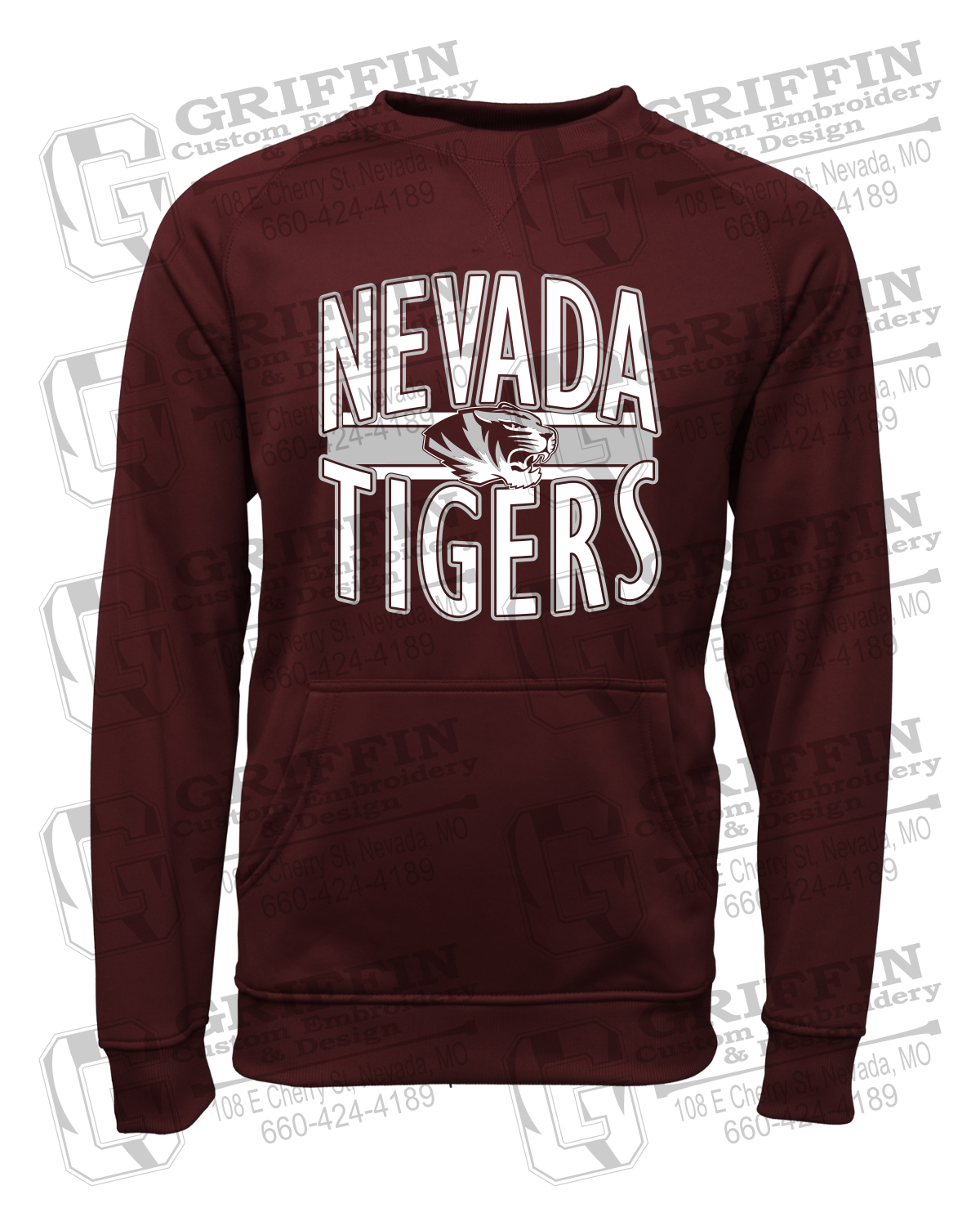 Performance Fleece Sweatshirt - Nevada Tigers 25-Z