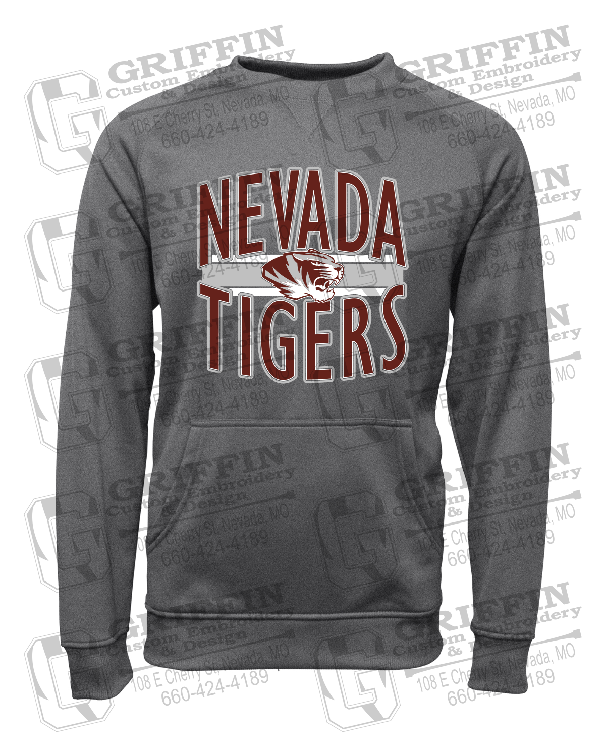 Performance Fleece Sweatshirt - Nevada Tigers 25-Z
