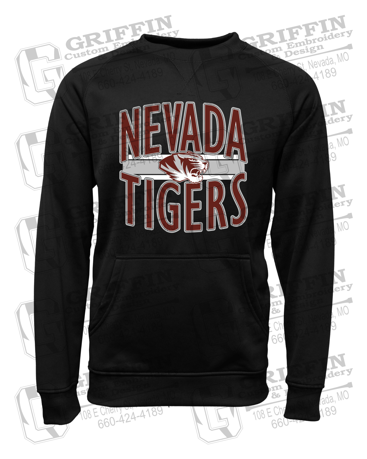 Performance Fleece Sweatshirt - Nevada Tigers 25-Z