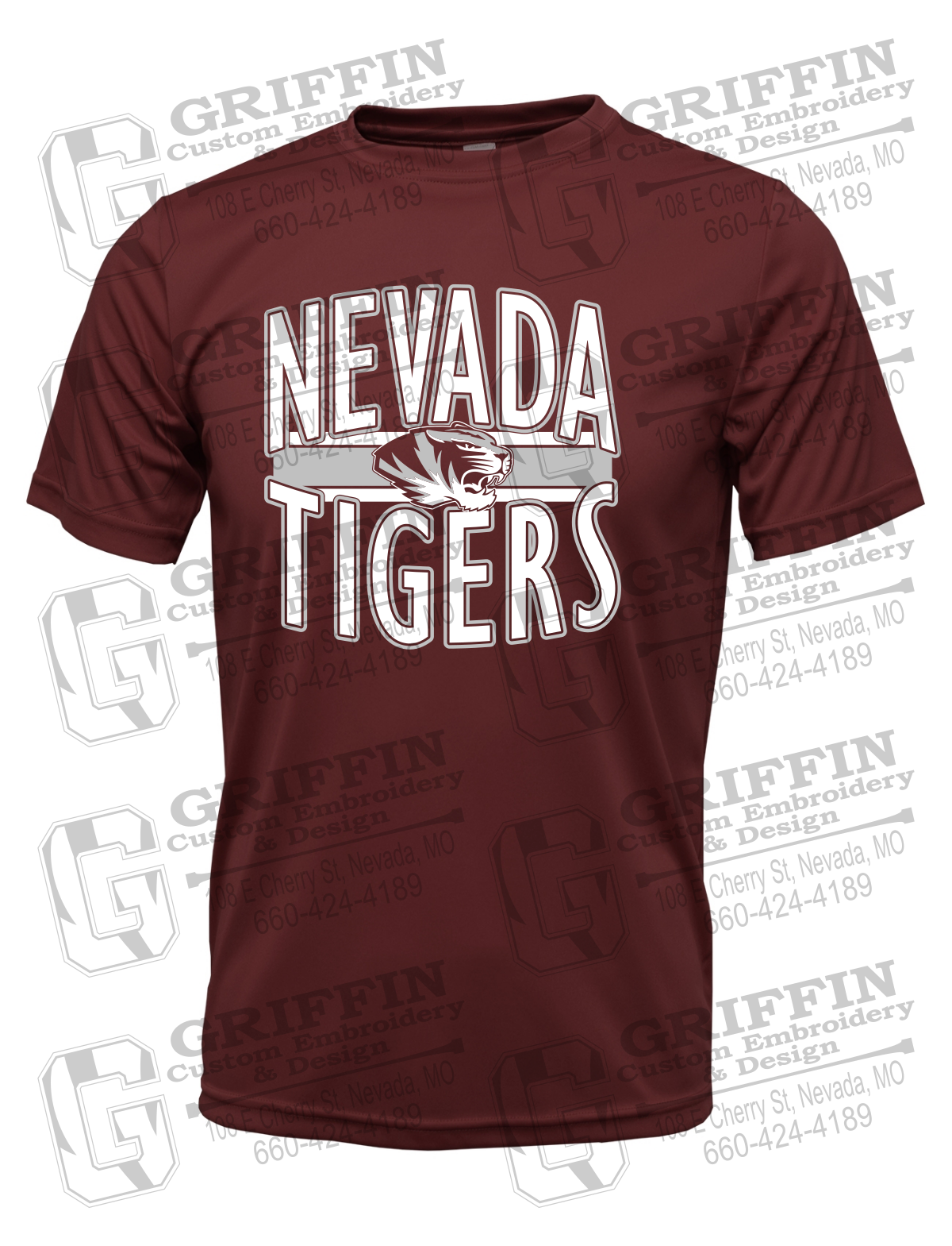Dry-Fit Short Sleeve T-Shirt - Nevada Tigers 25-Z