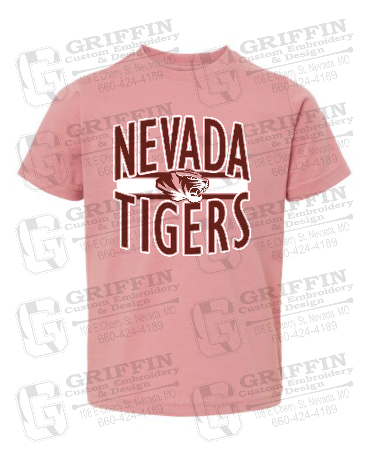 Toddler/Infant Cotton T-Shirt - Nevada Tigers 25-Z