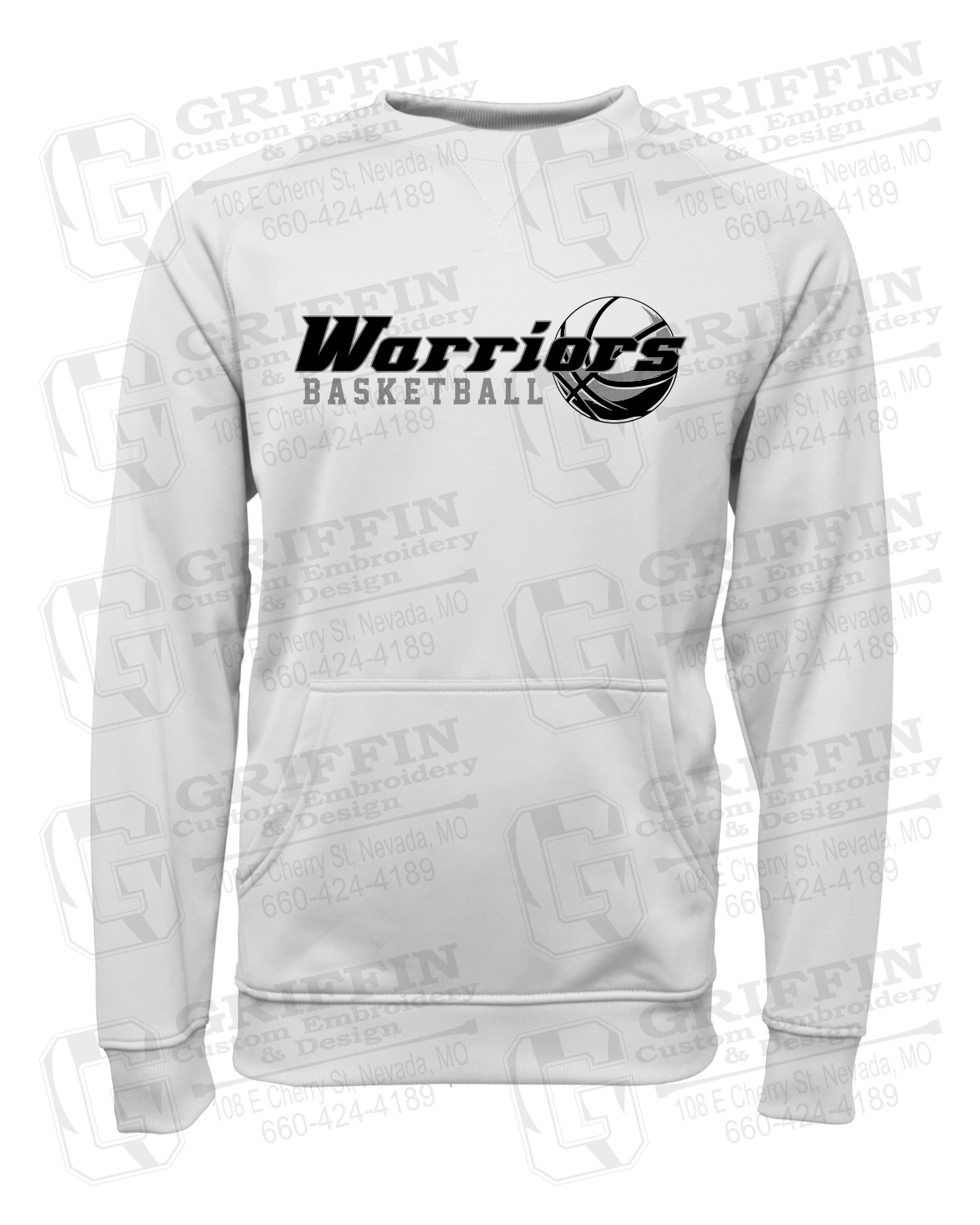 Performance Fleece Sweatshirt - Warriors Basketball 26-A