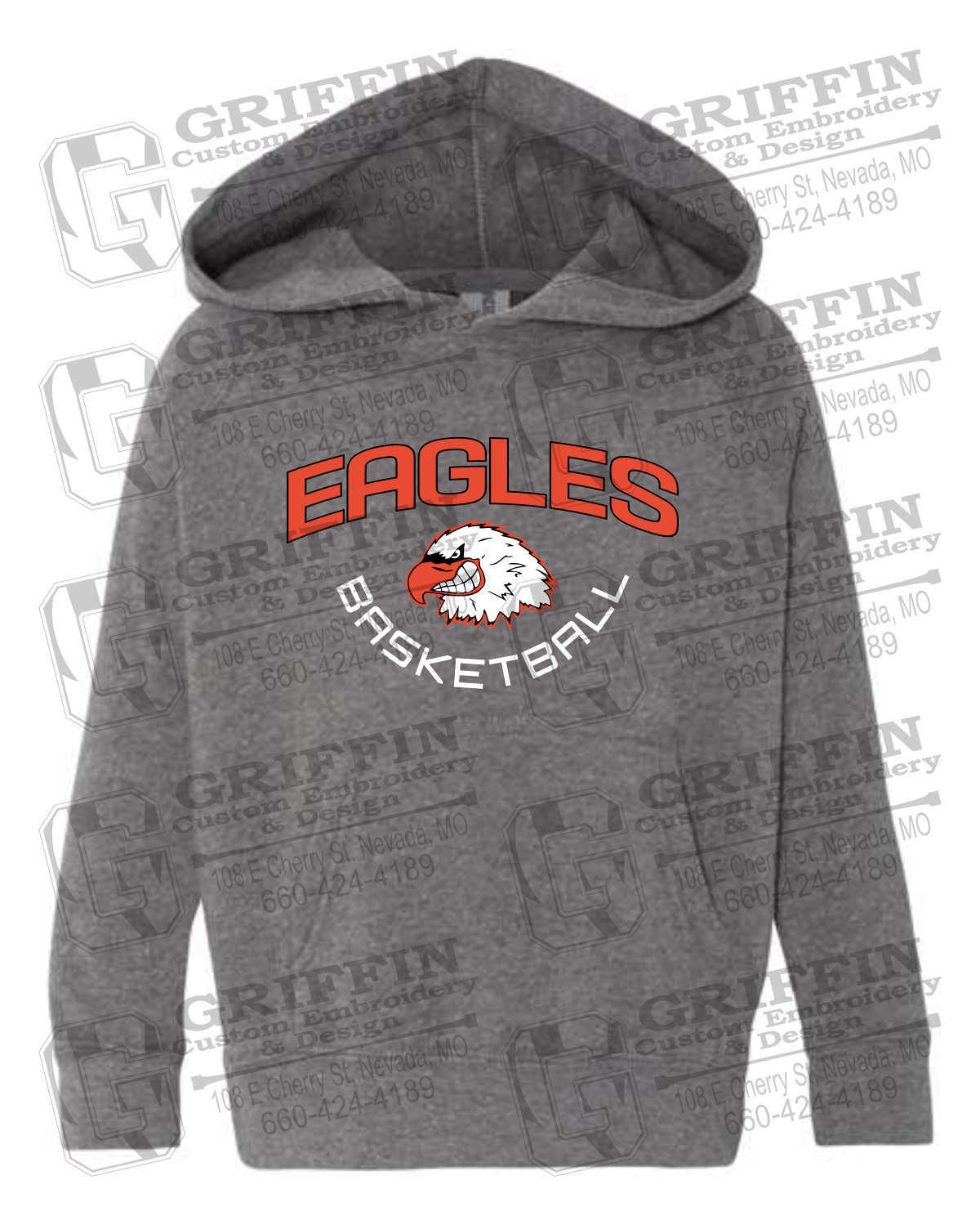 Toddler Hoodie - Basketball - Jasper Eagles 26-A