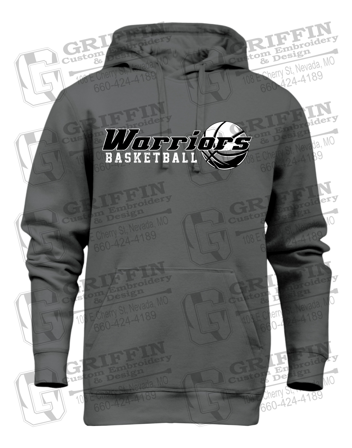 Heavyweight Fleece Hoodie - Warriors Basketball 26-A