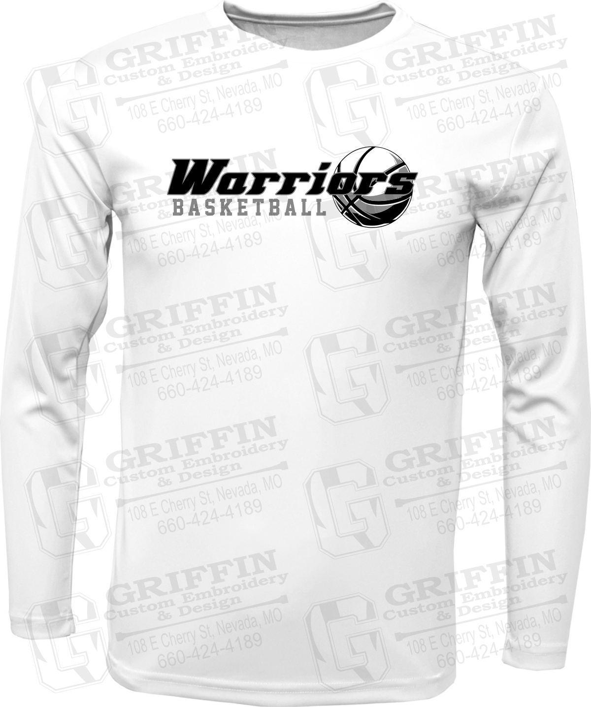 Dry-Fit Long Sleeve T-Shirt - Warriors Basketball 26-A