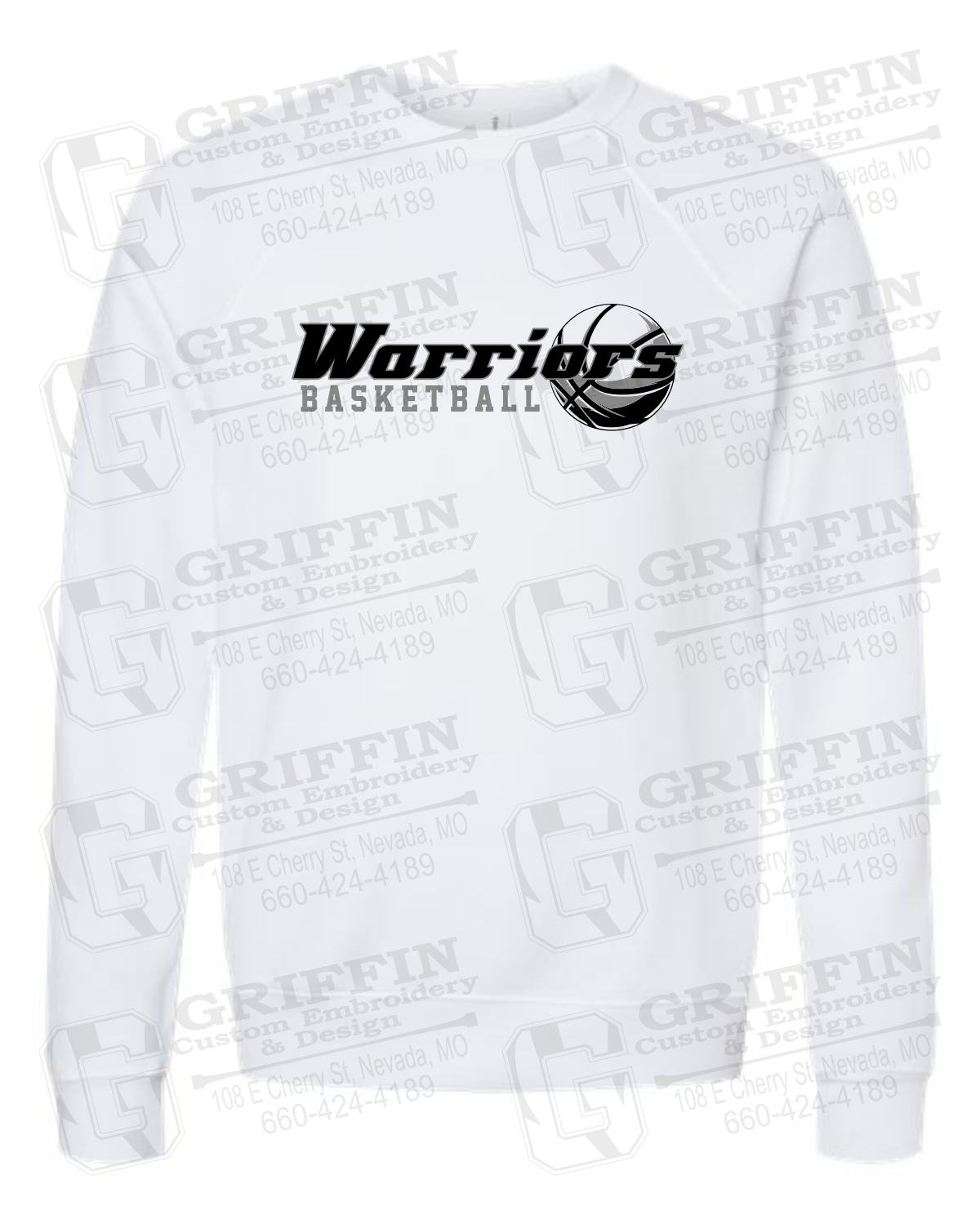 Sponge Fleece Sweatshirt - Warriors Basketball 26-A
