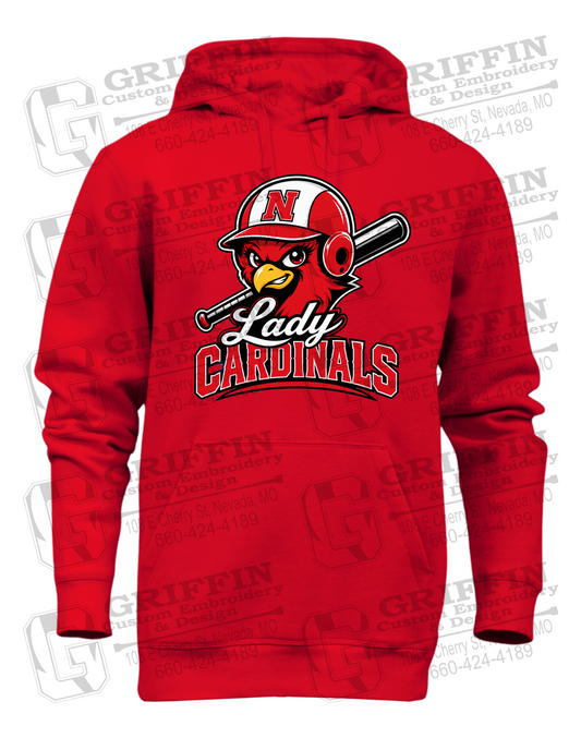 Heavyweight Fleece Hoodie - Lady Cardinals Softball 26-A