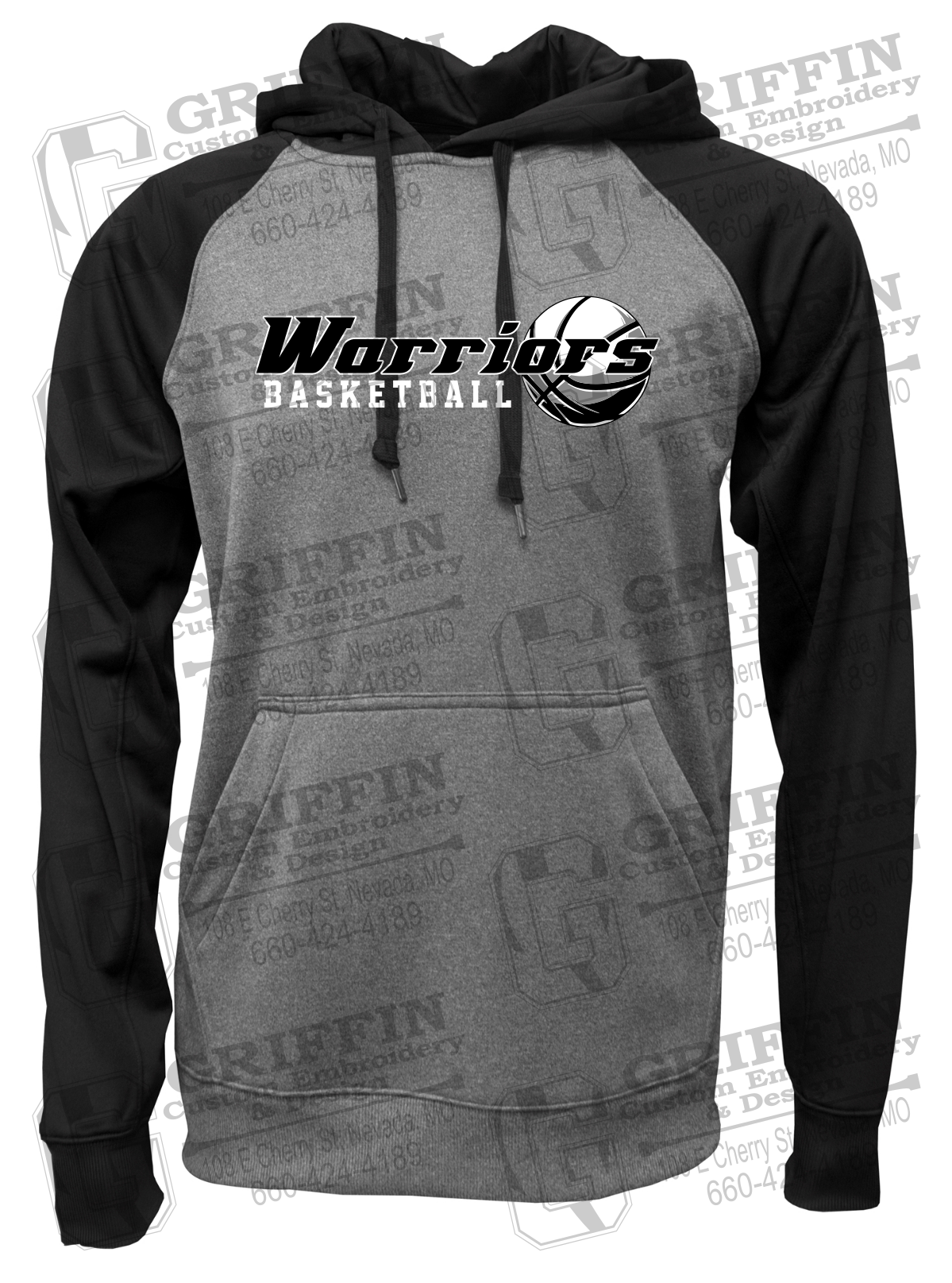 Performance Fleece Raglan Hoodie - Warriors Basketball 26-A