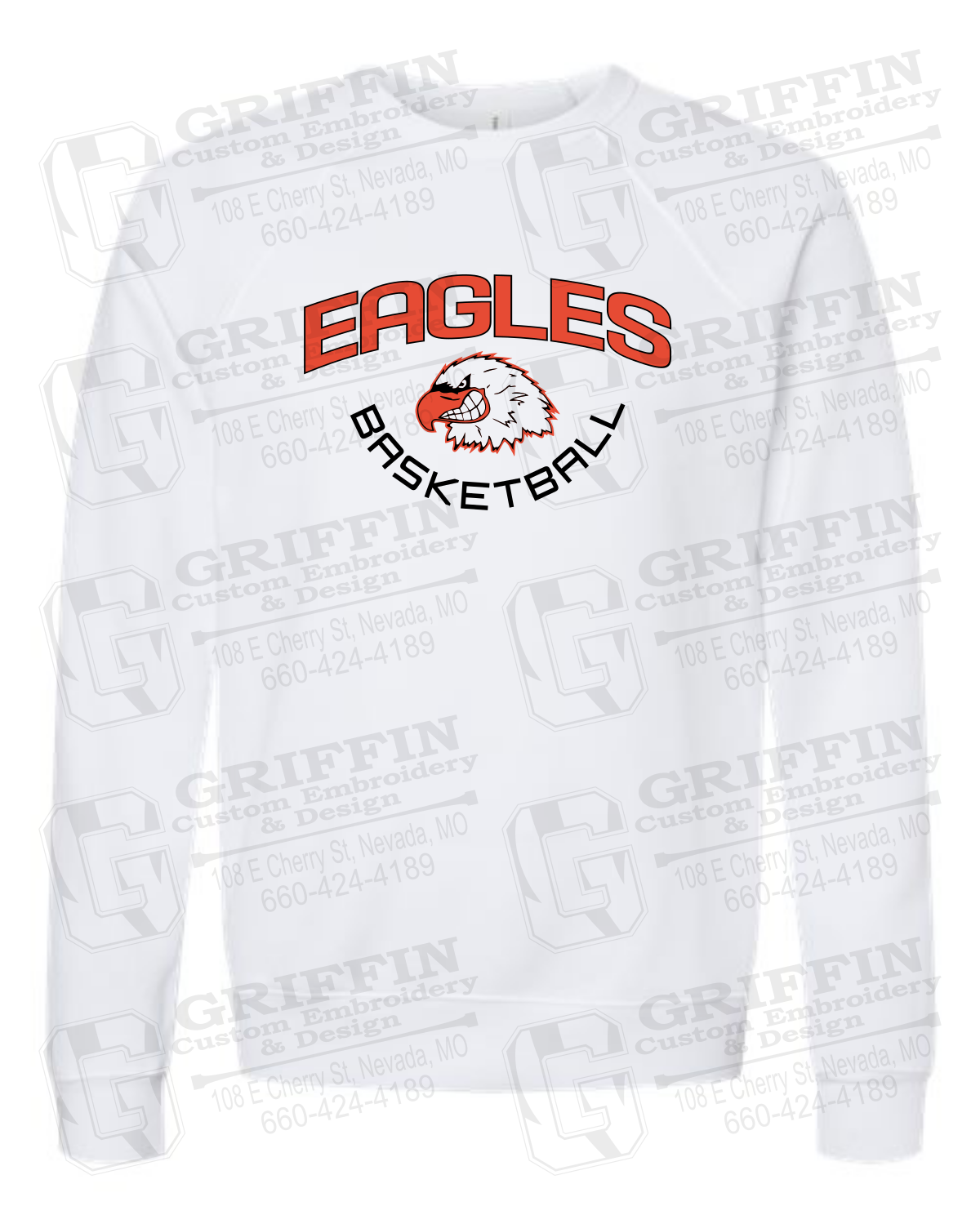 Sponge Fleece Sweatshirt - Basketball - Jasper Eagles 26-A