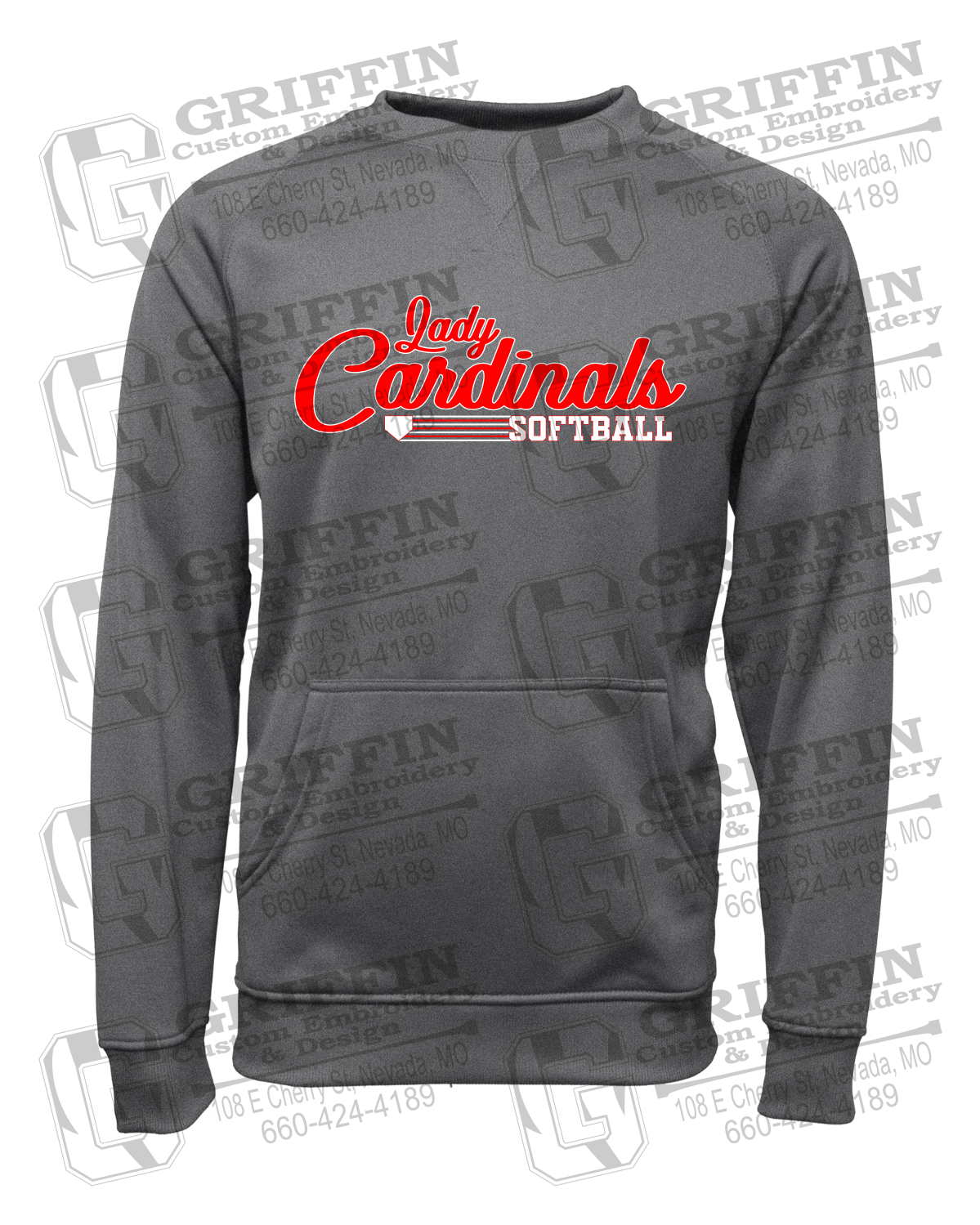 Performance Fleece Sweatshirt - Lady Cardinals Softball 26-B
