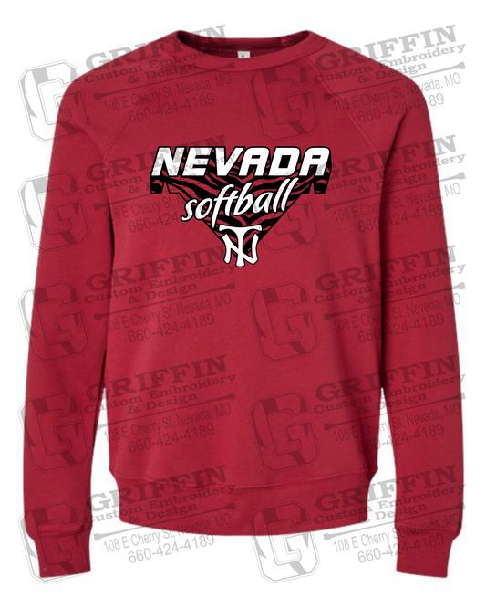Sponge Fleece Sweatshirt - Softball - Nevada Tigers 26-C