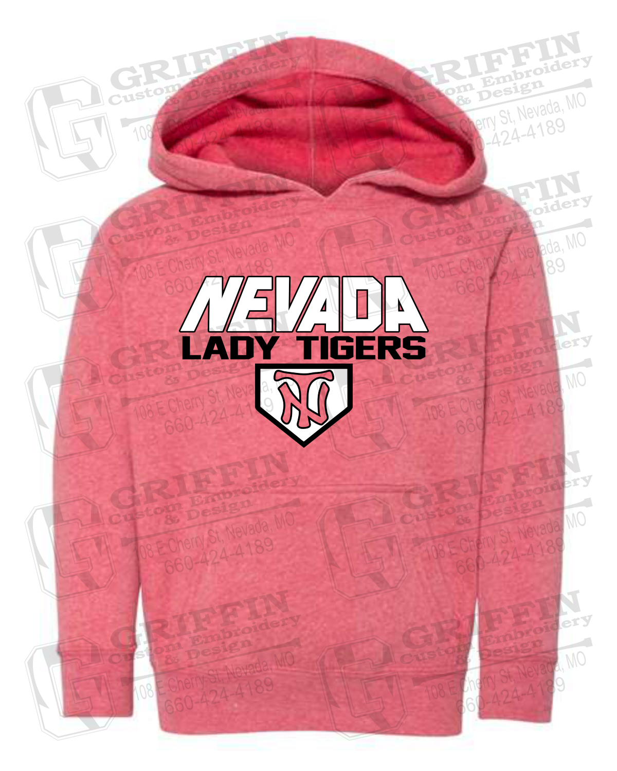 Toddler Hoodie - Softball - Nevada Tigers 26-D