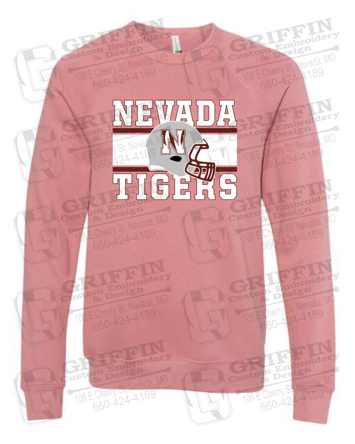 Sponge Fleece Sweatshirt - Football - Nevada Tigers 26-F