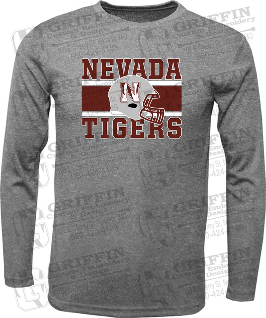 Toddler Dry-Fit Long Sleeve T-Shirt - Football - Nevada Tigers 26-F