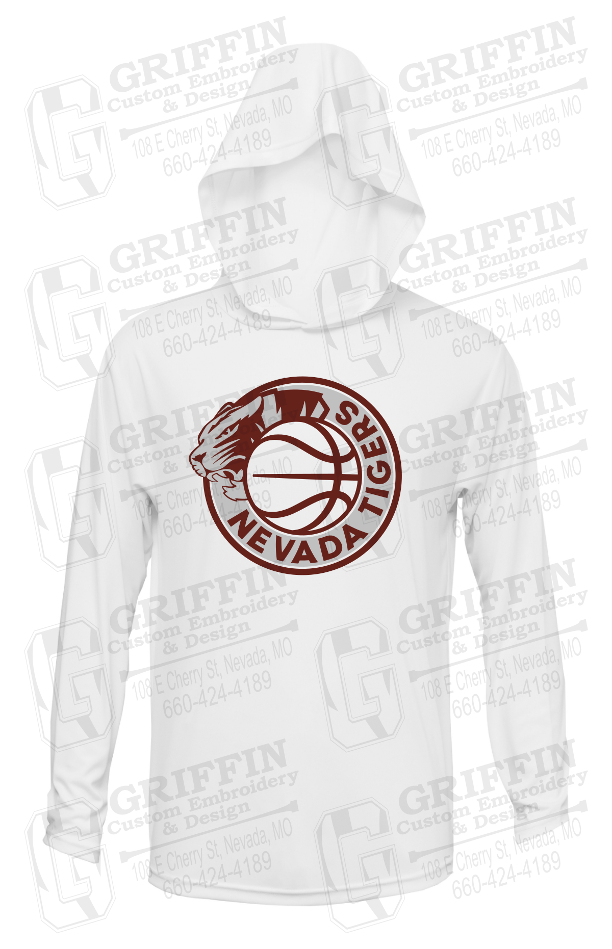 Dry-Fit T-Shirt Hoodie - Basketball - Nevada Tigers 26-J