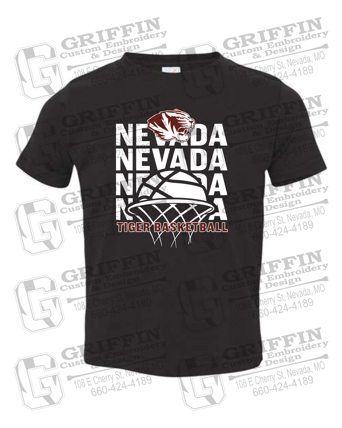 Toddler/Infant T-Shirt - Basketball - Nevada Tigers 26-L