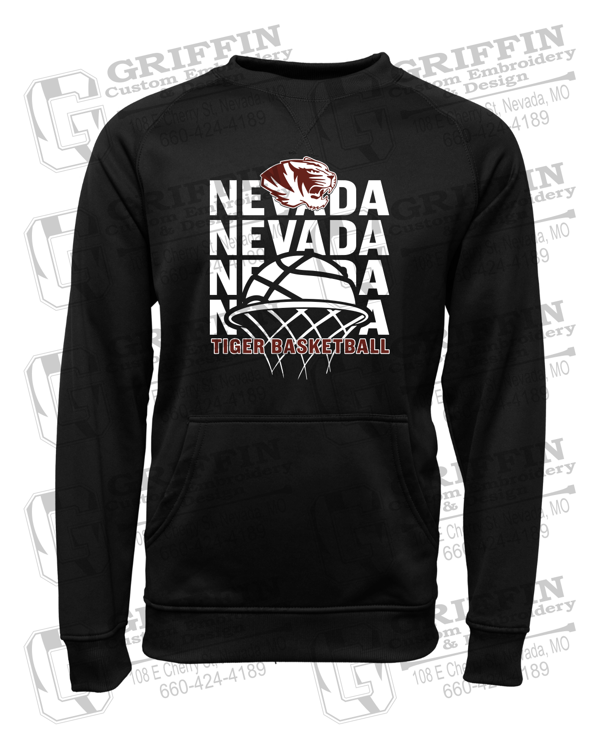 Performance Fleece Sweatshirt - Basketball - Nevada Tigers 26-L