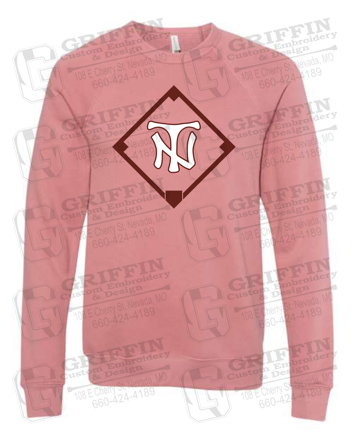 Sponge Fleece Sweatshirt - Baseball - Nevada Tigers 26-P