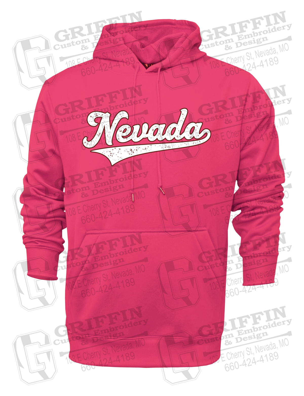 Performance Fleece Hoodie - Baseball - Nevada Tigers 26-Q