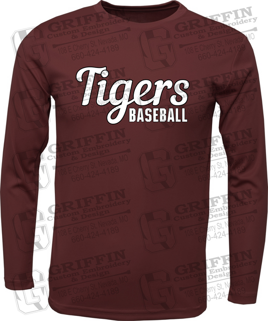 Toddler Dry-Fit Long Sleeve T-Shirt - Baseball - Nevada Tigers 26-S