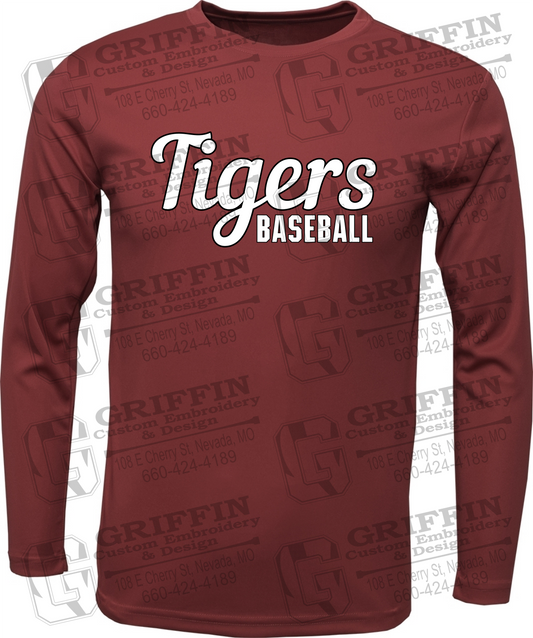 Dry-Fit Long Sleeve T-Shirt - Baseball - Nevada Tigers 26-S