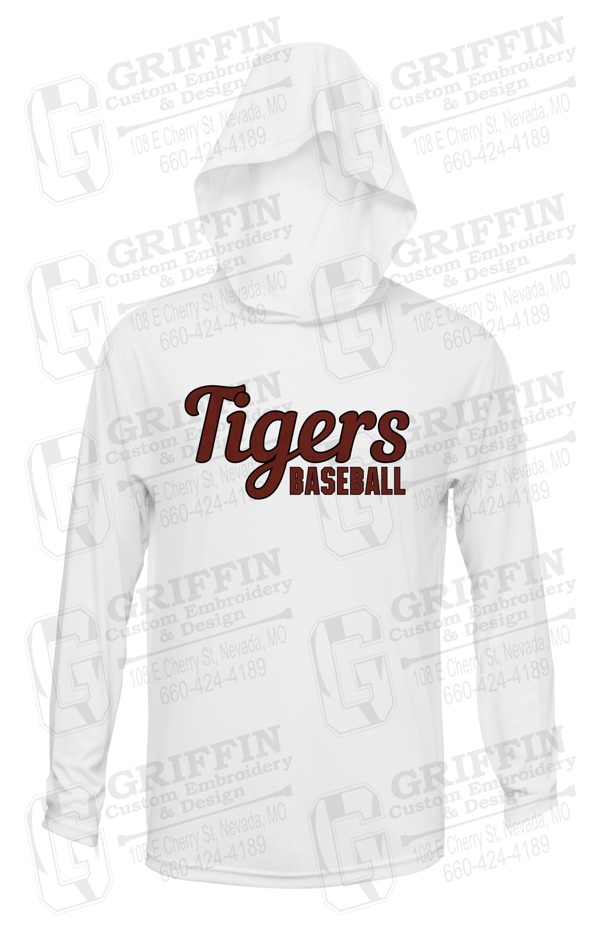 Dry-Fit T-Shirt Hoodie - Baseball - Nevada Tigers 26-S