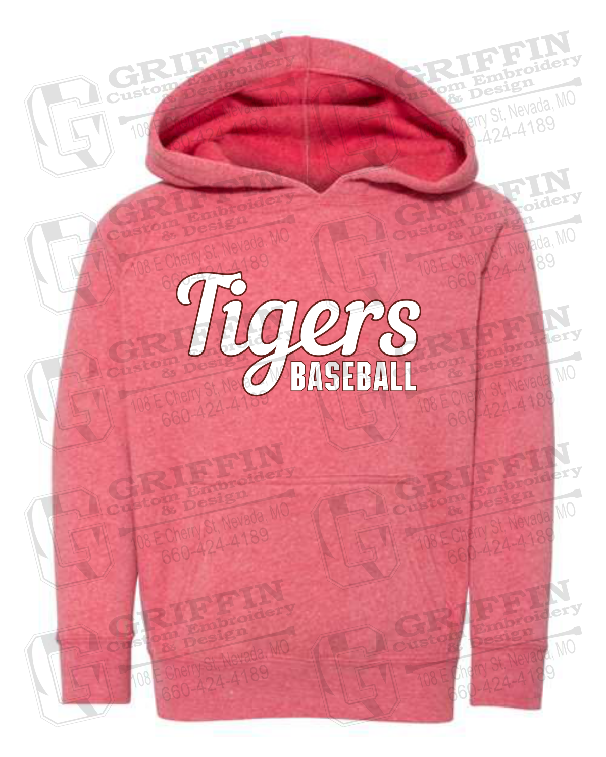 Toddler Hoodie - Baseball - Nevada Tigers 26-S