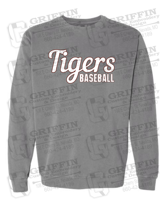 Comfort Colors Crewneck Sweatshirt - Baseball - Nevada Tigers 26-S