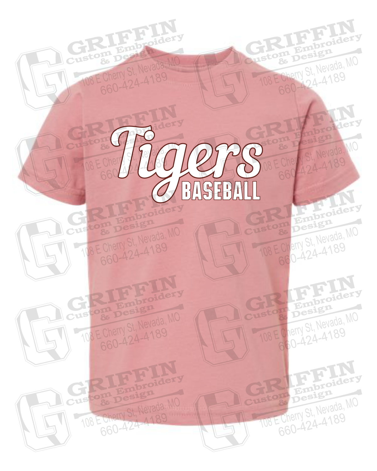 Toddler/Infant Cotton T-Shirt - Baseball - Nevada Tigers 26-S