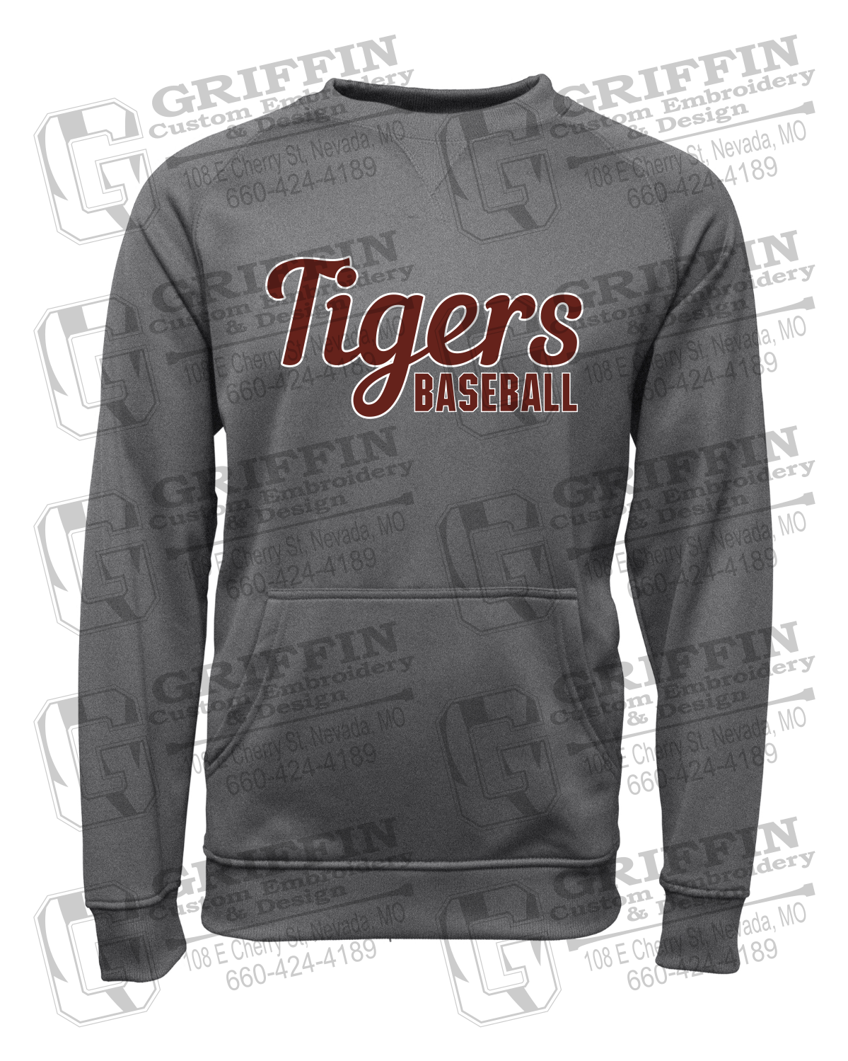Performance Fleece Sweatshirt - Baseball - Nevada Tigers 26-S