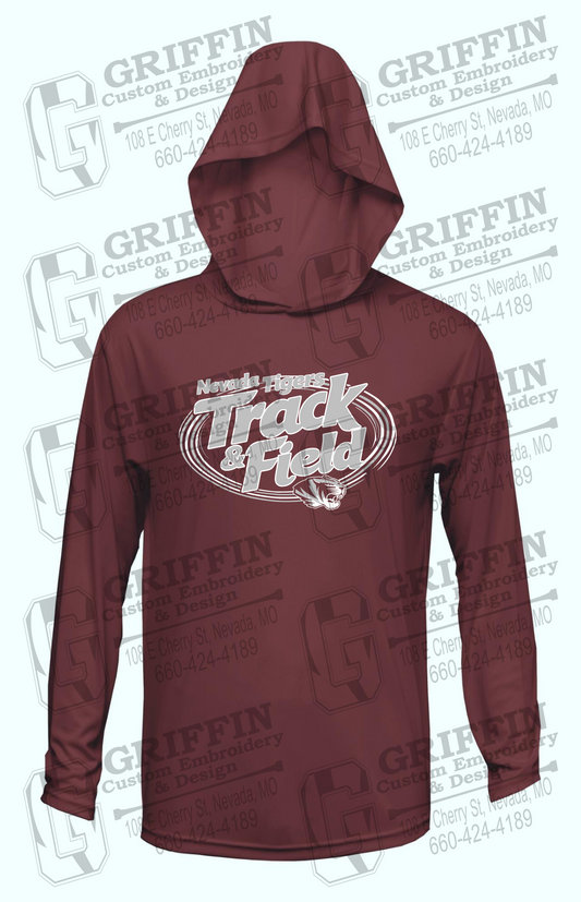 Dry-Fit T-Shirt Hoodie - Track & Field - Nevada Tigers 26-U