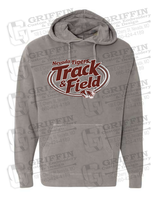 Comfort Colors Hoodie - Track & Field - Nevada Tigers 26-U