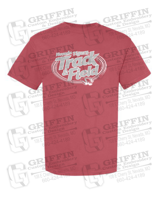 Comfort Colors Short Sleeve T-Shirt - Track & Field - Nevada Tigers 26-U