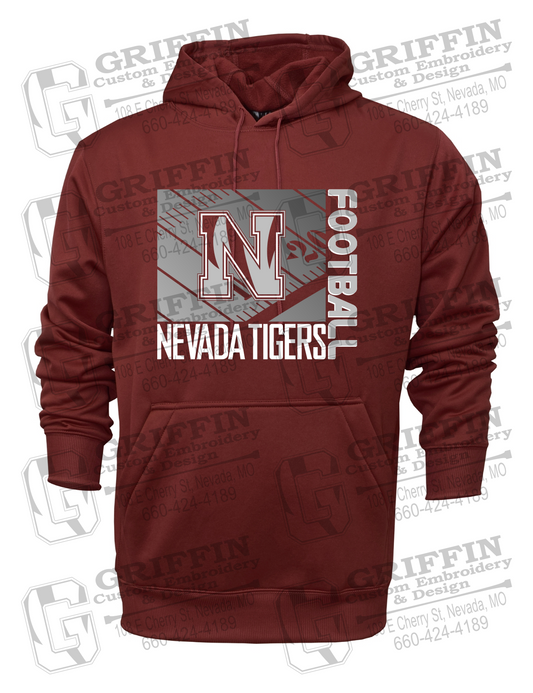 Performance Fleece Hoodie - Football - Nevada Tigers 26-Y
