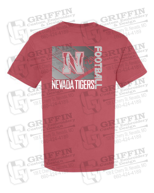 Comfort Colors Short Sleeve T-Shirt - Football - Nevada Tigers 26-Y