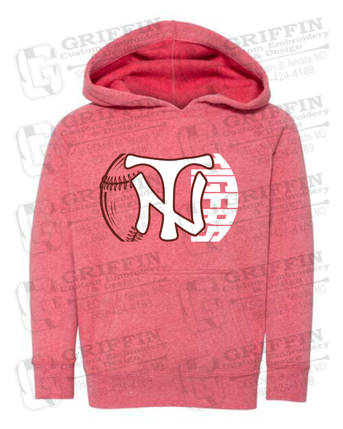 Toddler Hoodie - Softball - Nevada Tigers 26-Z