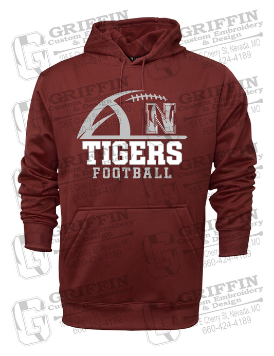 Performance Fleece Hoodie - Football - Nevada Tigers 27-B