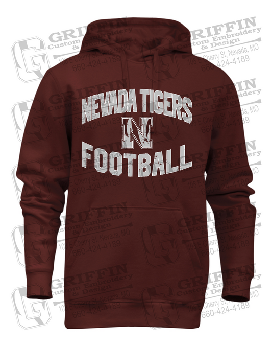 Heavyweight Fleece Hoodie - Football - Nevada Tigers 27-C