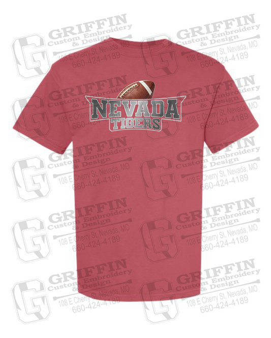 Comfort Colors Short Sleeve T-Shirt - Football - Nevada Tigers 27-E