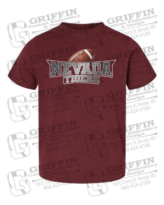 Toddler/Infant Cotton T-Shirt - Football - Nevada Tigers 27-E