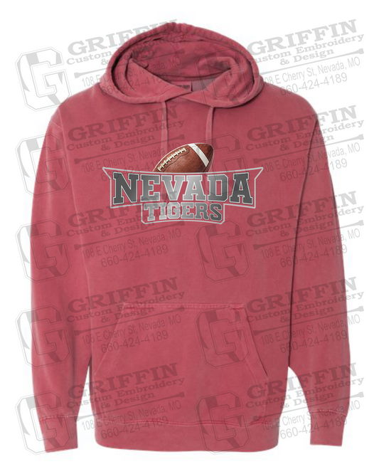 Comfort Colors Hoodie - Football - Nevada Tigers 27-E