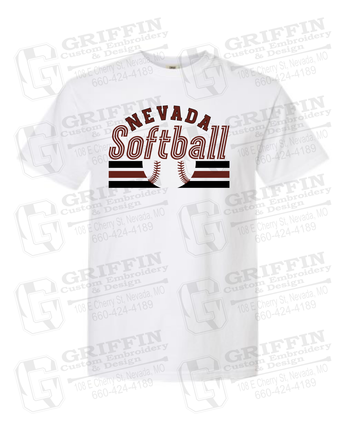 Comfort Colors Short Sleeve T-Shirt - Softball - Nevada Tigers 27-I