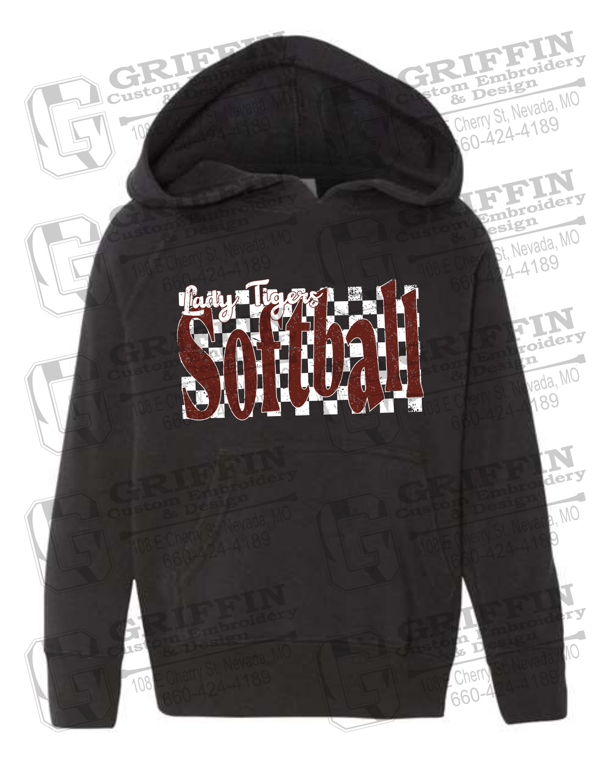 Toddler Hoodie - Softball - Nevada Tigers 27-J