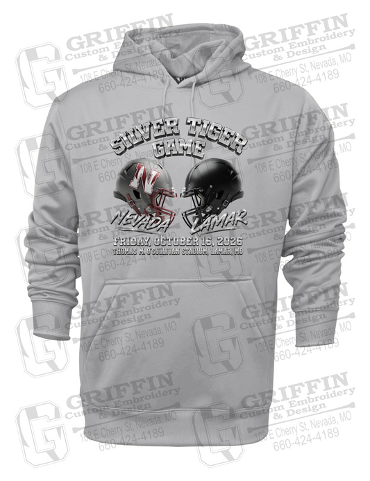 Performance Fleece Hoodie - Silver Tiger 2026 Football - Nevada Tigers 27-K