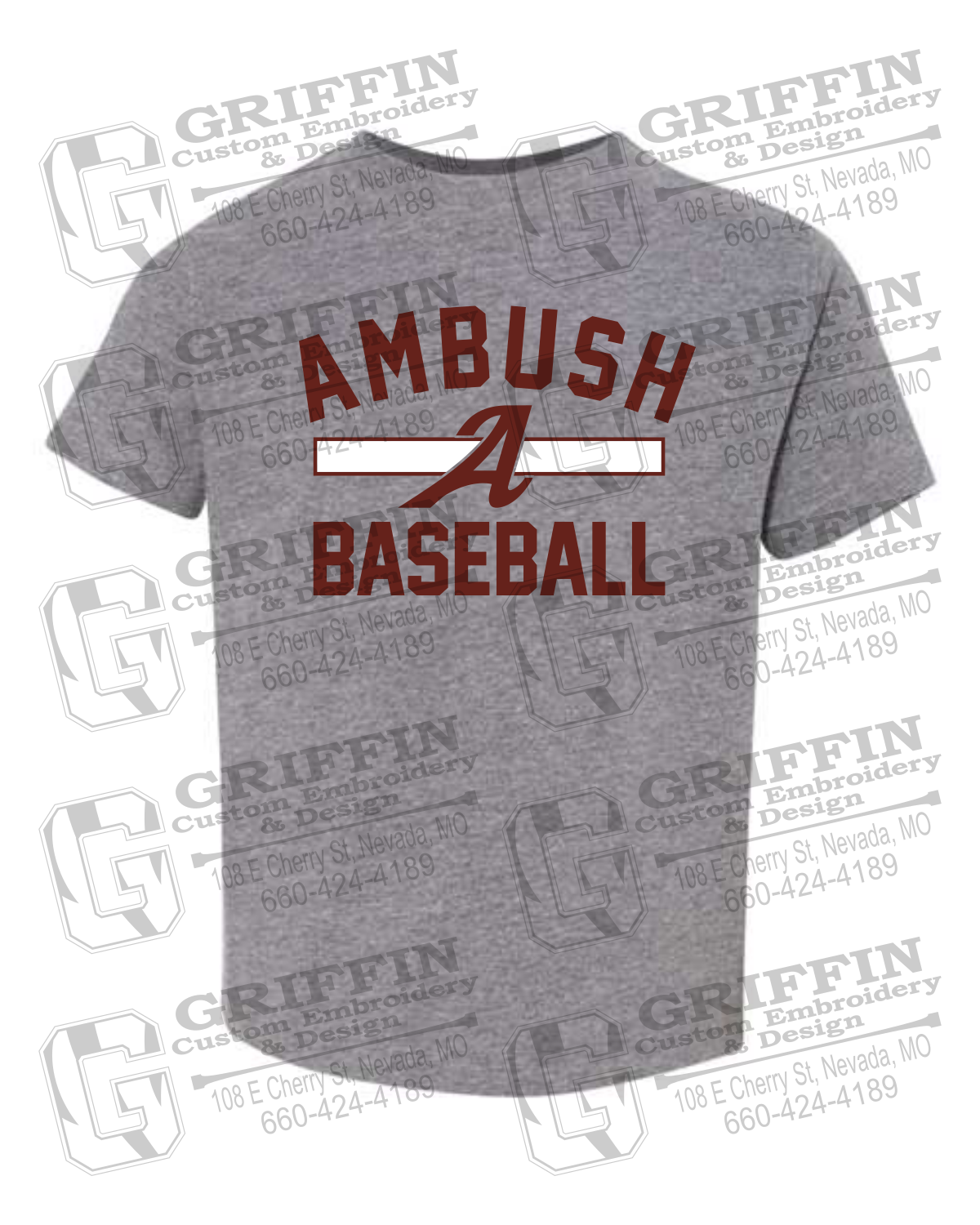 Toddler/Infant Cotton T-Shirt - Ambush Baseball 25-A