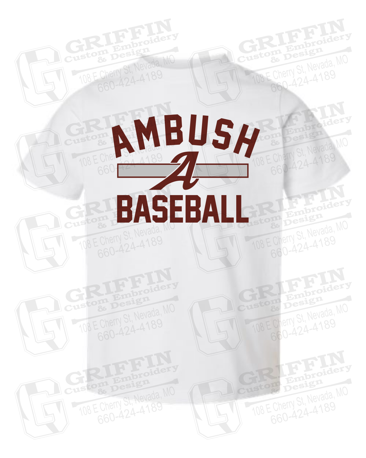 Toddler/Infant Cotton T-Shirt - Ambush Baseball 25-A